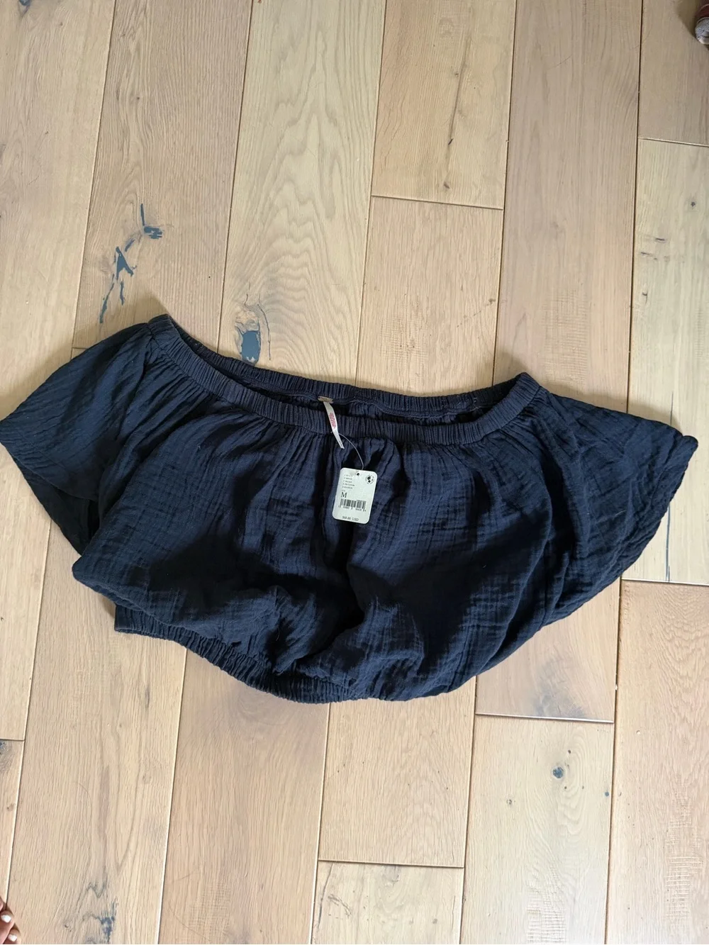 Free People Sneak Peak Top Solid Top